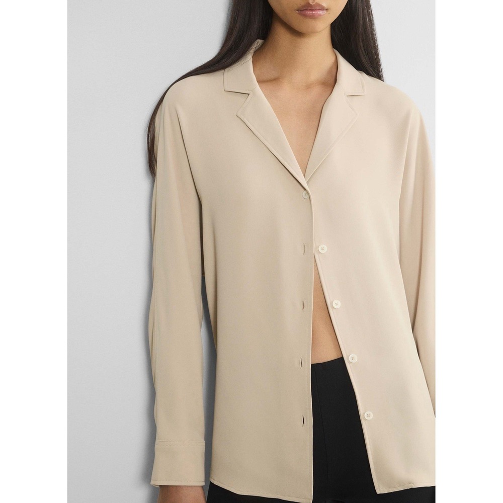 Wilfred Aritzia Freeform Shirt S Blush Nude  Button Front Blouse Top Minimalist